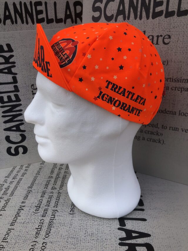 Cap ciclismo arancio - immagine 3