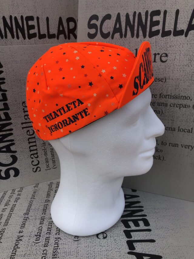 Cap ciclismo arancio - immagine 2
