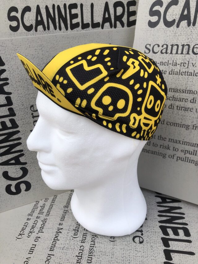 Cap sottocasco giallo e nero - immagine 3