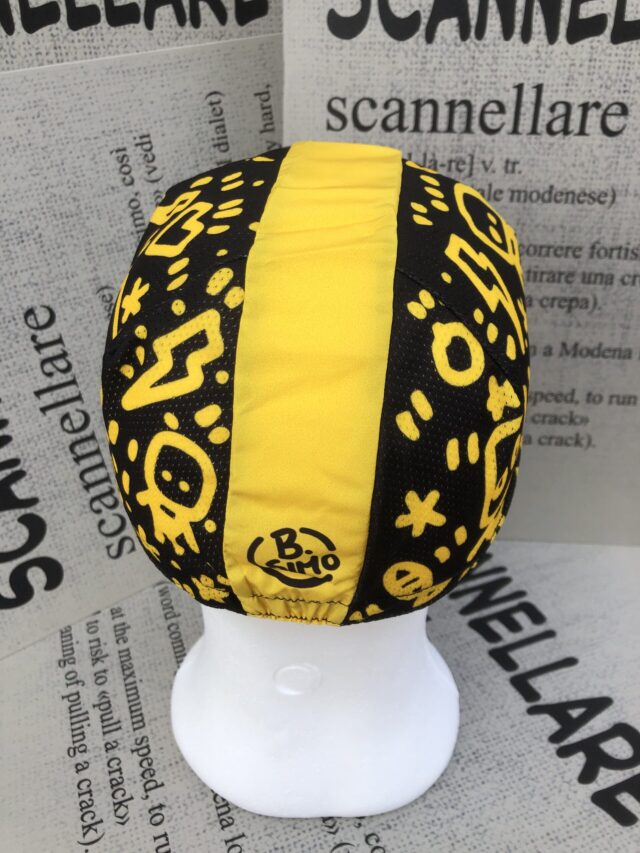 Cap sottocasco giallo e nero - immagine 4