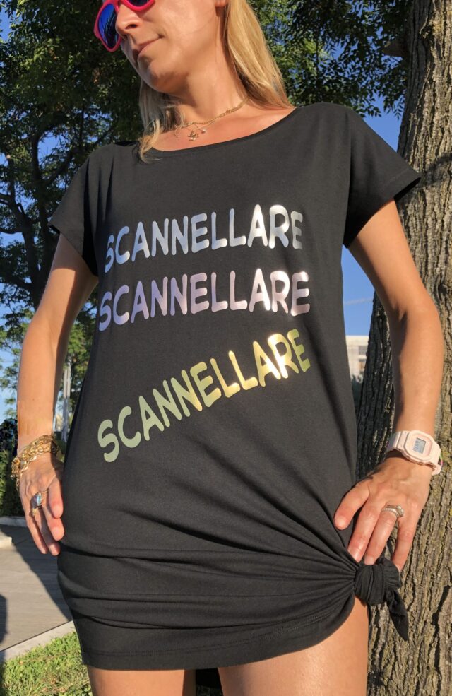 T-Shirt Scannellare Shine Lunga - immagine 4