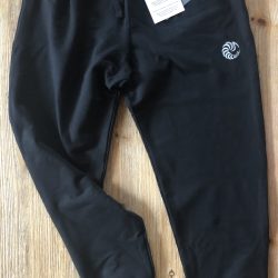 Pantalone felpa leggero logo colore nero