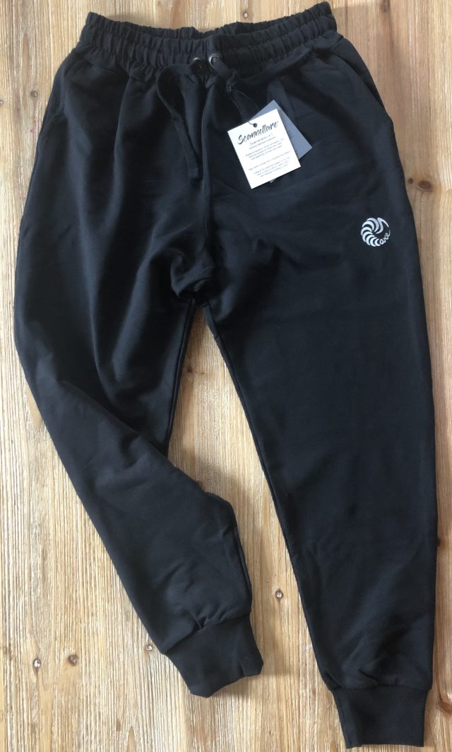 Pantalone felpa leggero logo colore nero