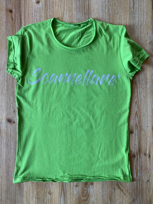 T-Shirt Scannellare verde uomo
