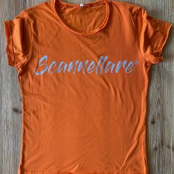 T-Shirt Scannellare arancio uomo
