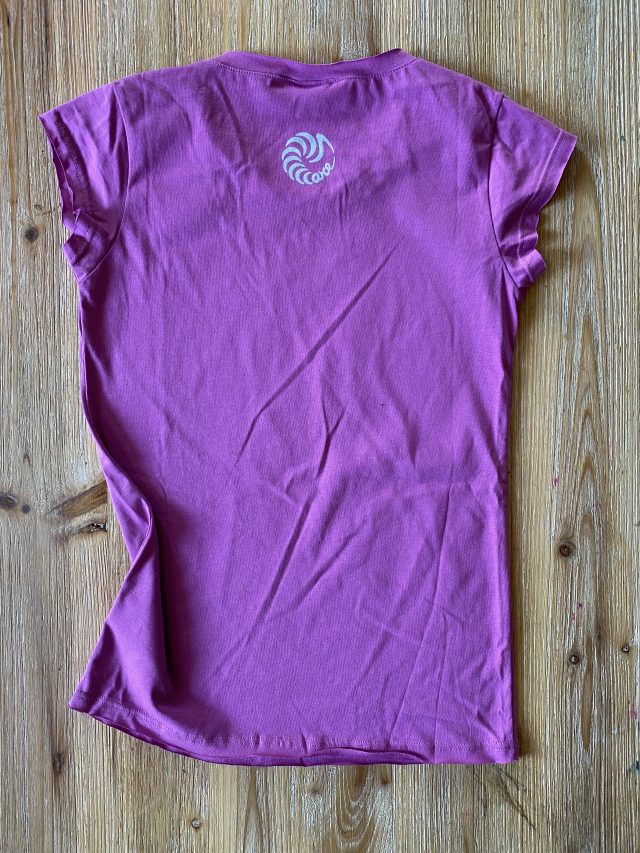 T-Shirt Scannellare lilla donna - immagine 2